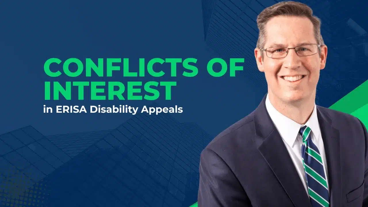 Conflicts of Interest in ERISA Disability Appeals