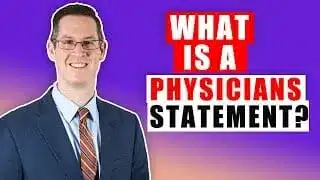 What is a physicians statement?