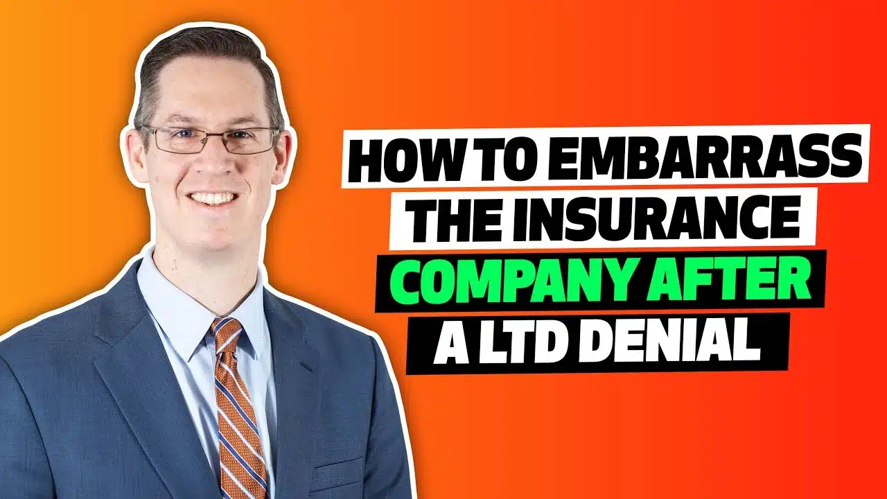 How to embarrass the long-term disability insurance company