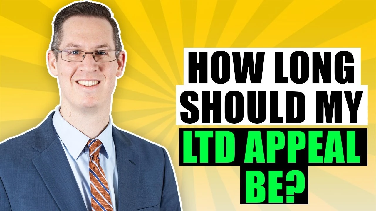 long term disability appeal letter