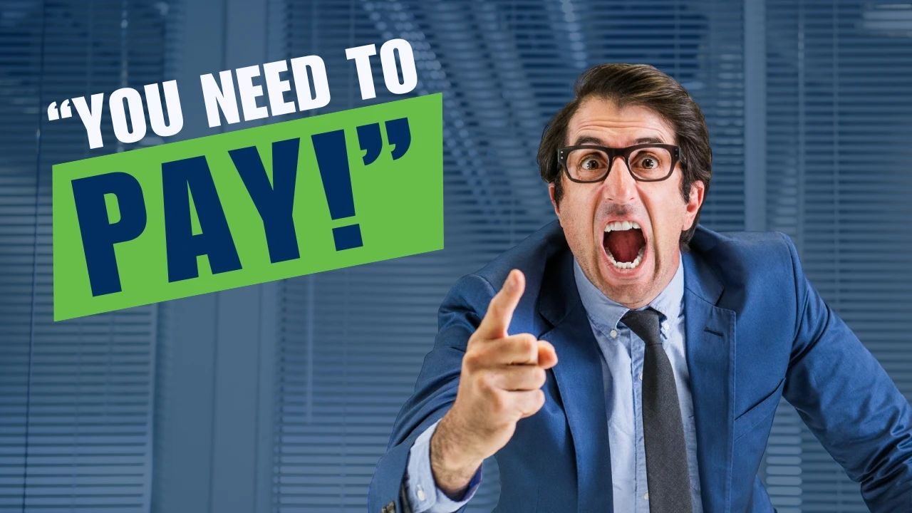 Virginia office worker demanding payment from you or the at-fault insurance.